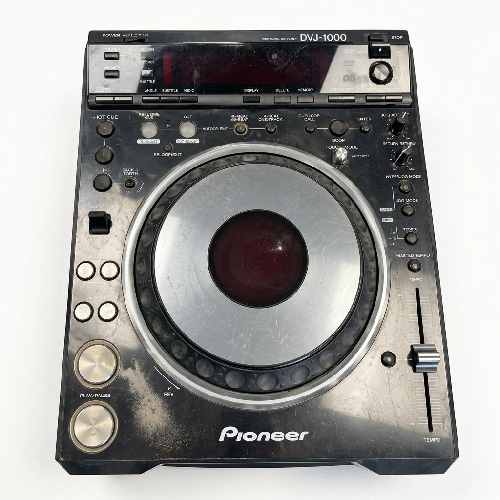 Pioneer DVJ-1000 Professional DVD CD Deck DJ Media Player Digital Turntable Fair