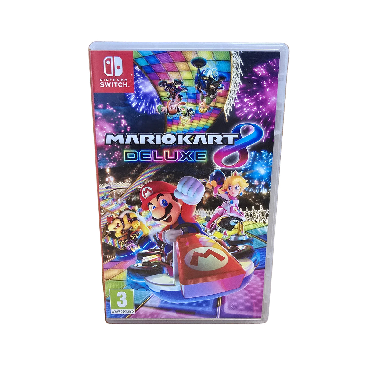 Mario Kart 8 Deluxe Nintendo Switch (UK PAL) Video Game Case Cartridge VGC