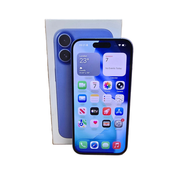 Apple iPhone 16 128GB Ultramarine Unlocked 5G Smartphone Screen Scratches Boxed