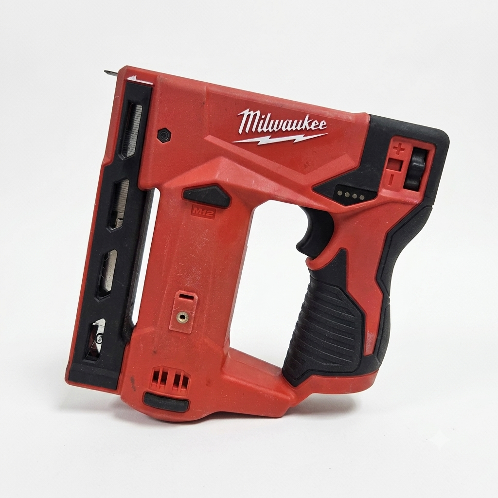 Milwaukee M12 BST 12V Cordless Sub Compact Stapler Heavy Duty Body Only Used