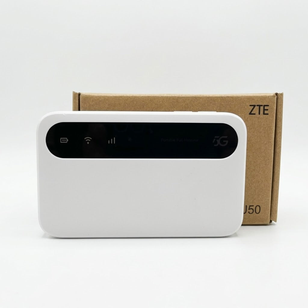 ZTE U50 5G Portable Wi-Fi Hotspot Unlocked Mobile Broadband Router White Boxed