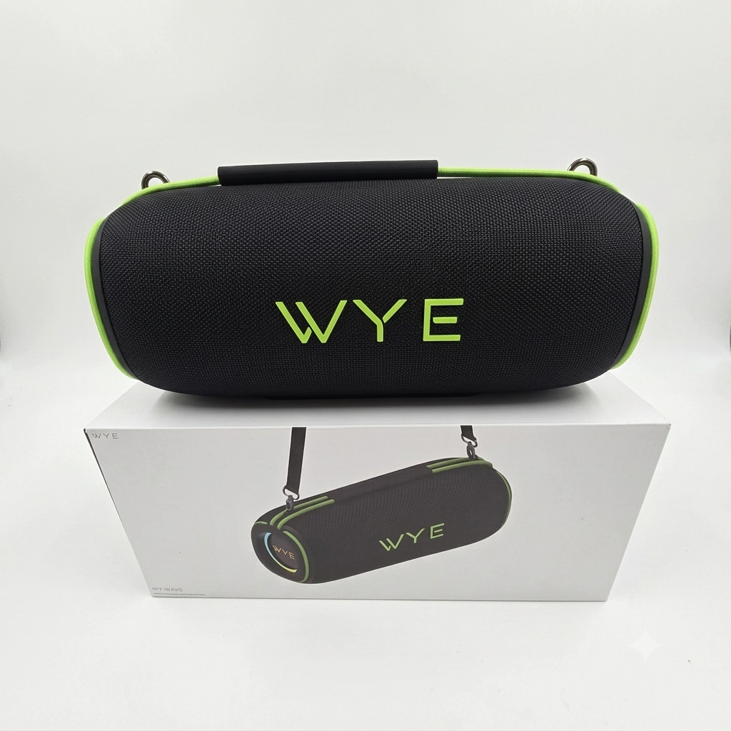 WYE Y-SKR16 120W Bluetooth Speaker Wireless Audio Opened Body Cracks