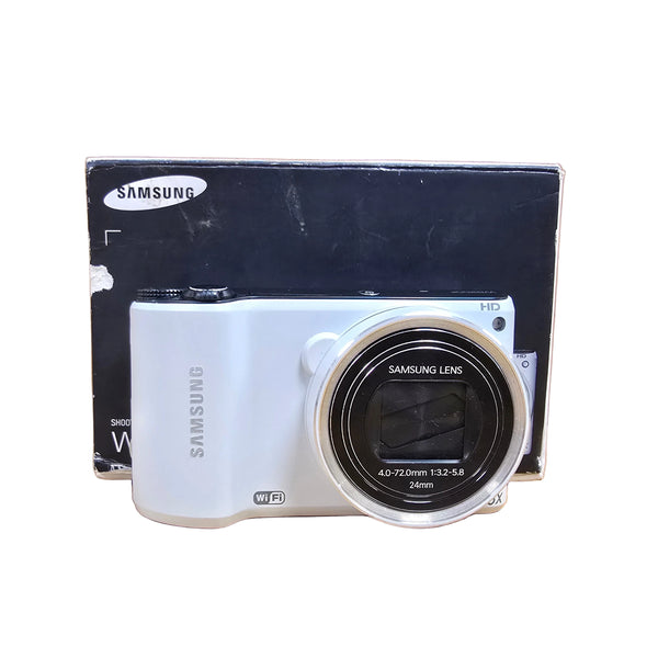 Samsung WB200F Smart Camera 14.2MP 18x Zoom WiFi Digital White Boxed 512MB