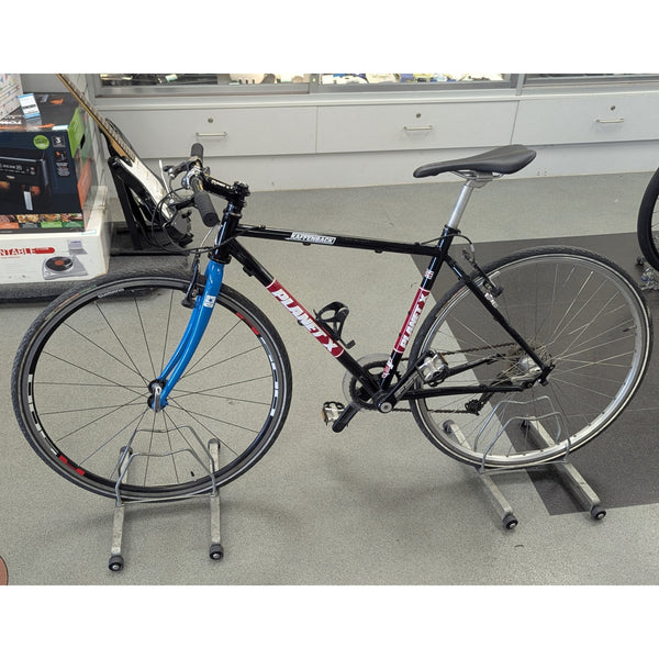 Planet X Kaffenback Custom Flat-Bar Commuter Bike - Steel Frame 9 Speed Shimano