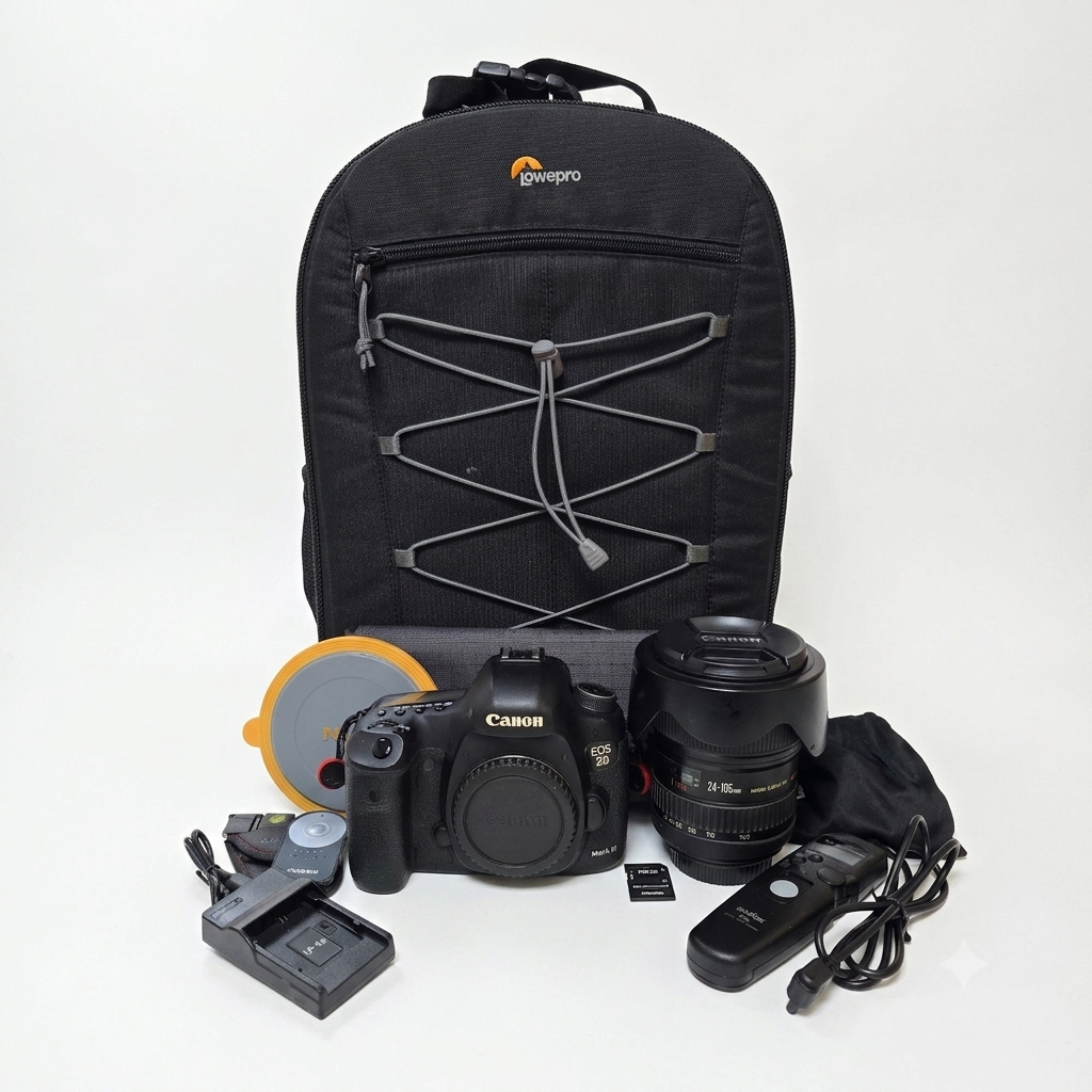 Canon EOS 5D Mark III 24-105mm f/4L Lens Lowepro Bag Filters NiSi Landscape Bundle