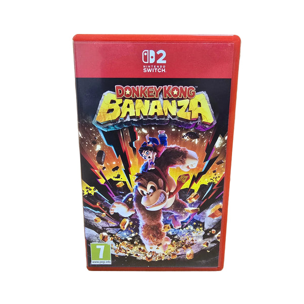 Donkey Kong Bananza Nintendo Switch 2 (UK PAL) Video Game Case & Cart Used VGC