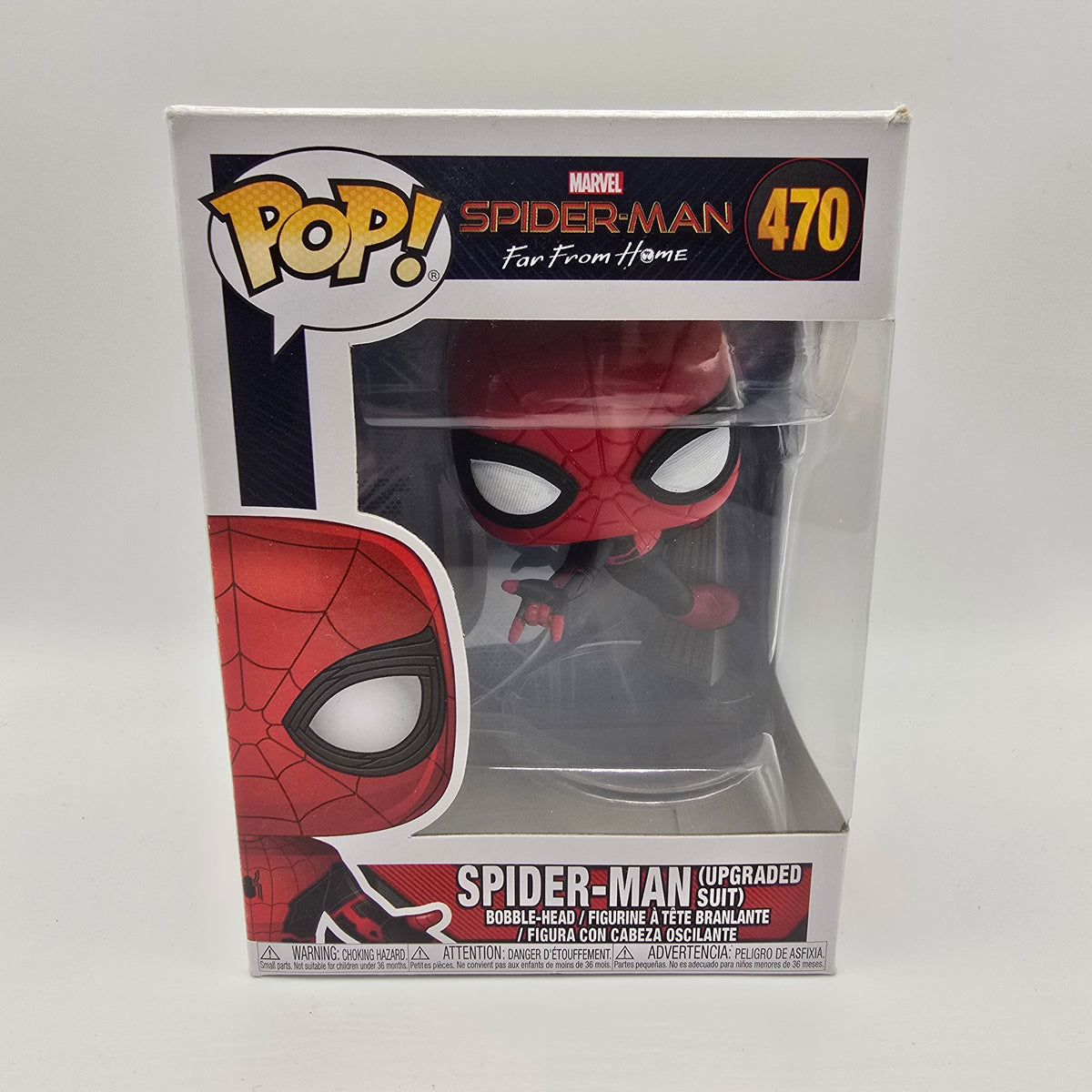 Funko Pop! Marvel Spider-Man Upgraded Suit #470 Far From Home