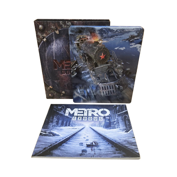 Metro Exodus Aurora Limited Edition PS4 Steelbook Artbook Poster