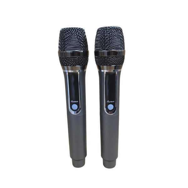 Asmuse P9 UHF Dual Wireless Microphone System 10 Channel Bluetooth Receiver Mics