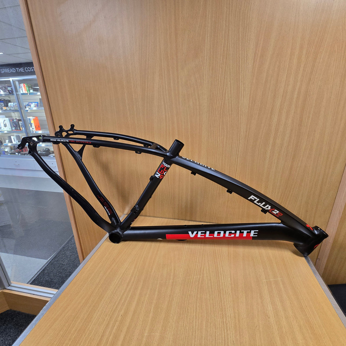 Velocite Flux Alloy Mountain Bike Frame - 29er - Large Hardtail XC MTB 29"