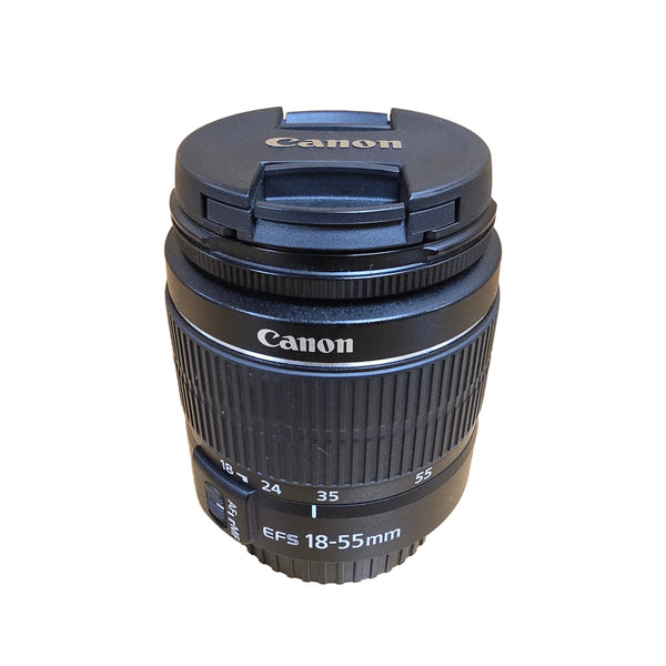Canon EF-S 18-55mm f/3.5-5.6 III Zoom Lens - Good Condition w/ Caps