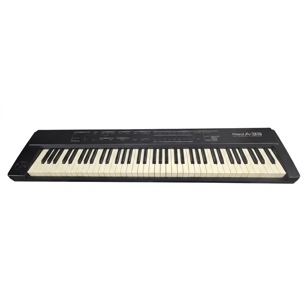 Roland A-33 MIDI Controller Keyboard 76 Keys Good Condition Power - Collection Only