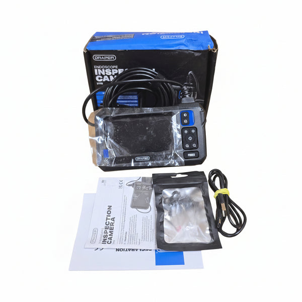 Draper 31758 Endoscope Inspection Camera 4.3" Screen 8mm 1080p Excellent