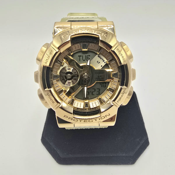 Casio G-Shock GM-110SG-9A Gold Skeleton Watch