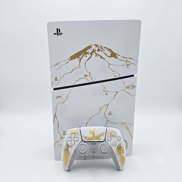 Sony PlayStation 5 PS5 Slim 1TB Disc Console Ghost of Yotei Gold Limited Edition