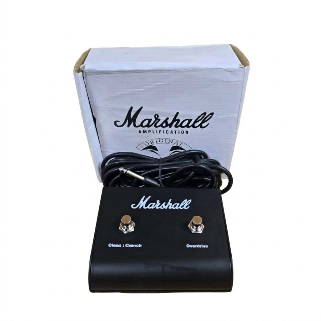 Marshall PEDL-90010 2-Button Guitar Amp Footswitch Clean Crunch Overdrive Boxed