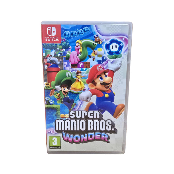 Super Mario Bros Wonder Nintendo Switch (UK PAL) Video Game Case Cartridge VGC