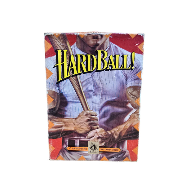 HardBall! Sega Genesis Mega Drive Game Boxed Manual Complete No Poster