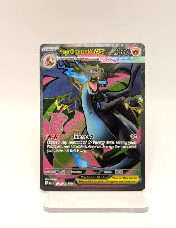 Mega Charizard X ex 109/094 Me02: Phantasmal Flames Holo